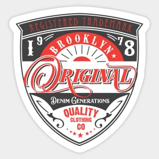 Brooklyn Original denim generations Sticker